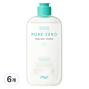 OBge 포어 제로 필링 토너, 310ml, 6개