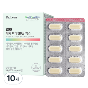 닥터린 메가 비타민B군 맥스, 60정, 10개