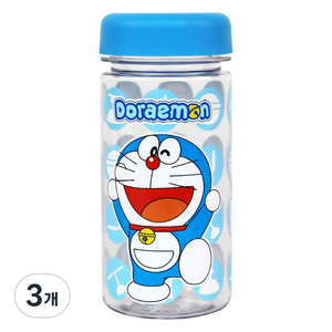 아이조움 도라에몽 데일리 물통, 혼합색상, 350ml, 3개