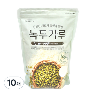 성진식품 녹두가루, 1kg, 10개