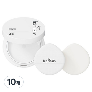 어네이브 수분 선팩트 SPF35 PA++, 13g, 10개