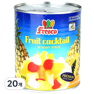 Fresco 후르츠 칵테일 통조림, 820g, 20개