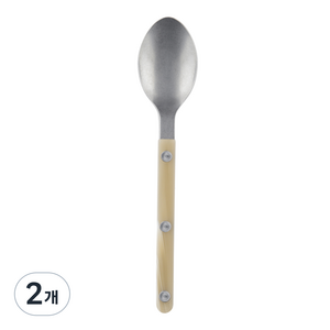 사브르 비스트로 빈티지 패턴 티스푼, Horn, 2개