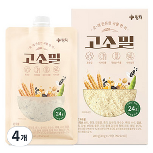 링티 고소밀 쉐이크 미숫가루맛 7p, 280g, 4개