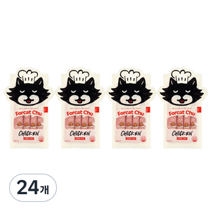 닥터펠리스 고양이 포캣츄 짜먹는 간식 4p, 치킨, 56g, 24개