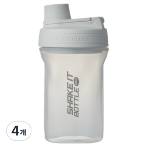 락앤락 쉐이킷보틀 프로 스탠다드, 라이트그레이, 650ml, 4개