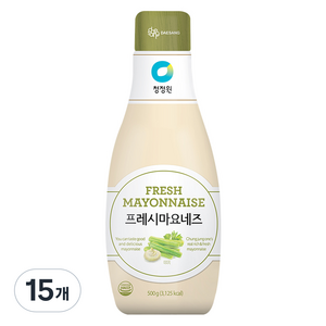청정원 프레시 마요네즈, 500g, 15개