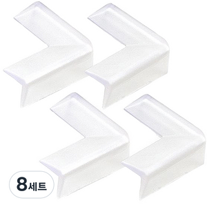 모서리 충격방지 가드 2p, 8세트, 투명