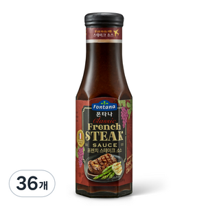 폰타나 프렌치 스테이크 소스, 265g, 36개