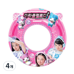 미라클멜로디 손잡이 원형튜브 75, 혼합색상, 4개