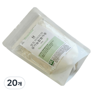 질마재농장 유기농 찹쌀가루 고운가루 1단계, 200g, 20개