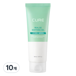김정문알로에 라센스 로에 큐어 리알로에 수딩젤, 150ml, 10개
