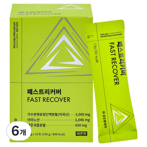 코오롱제약 패스트리커버 12p, 156g, 6개