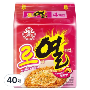 오뚜기 로열라면 120g, 40개