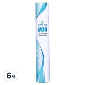 삼화 RnS 900+ 셔틀콕, 6개, 화이트