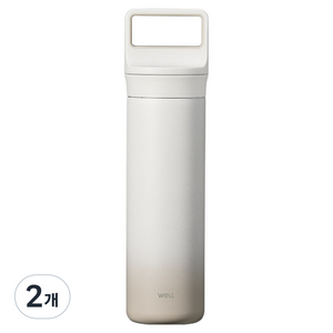 실리만 웰텀블러 데이메이트 슬림 텀블러 670ml 문빔화이트, 2개