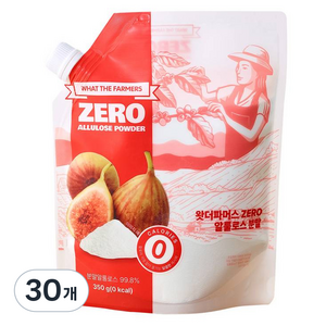 왓더파머스 설탕 대체 ZERO 칼로리 요리용 알룰로스 분말, 30개, 350g