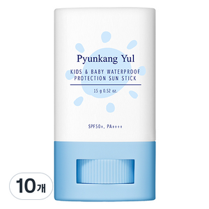 편강율 키즈앤베이비 워터프루프 프로텍션 선스틱 SPF50+ PA++++, 15g, 10개