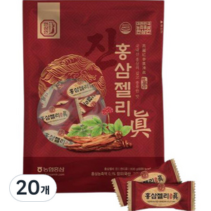 한삼인 홍삼젤리 진, 200g, 20개