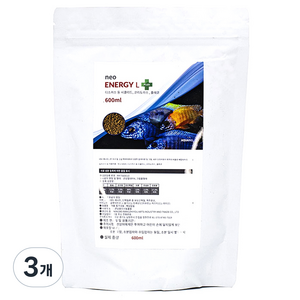 네오 관상어용 에너지 L 플러스 사료, 240g, 3개