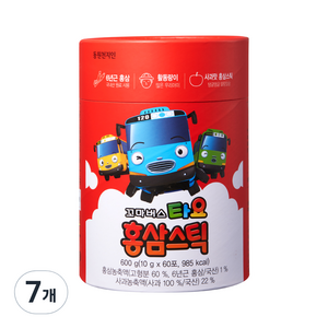천지인 꼬마버스 타요 홍삼스틱, 600g, 7개