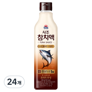 사조 참치액, 500g, 24개
