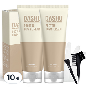 다슈 포 맨 단백질 다운 크림 일반 & 억센모용, 100ml, 10개
