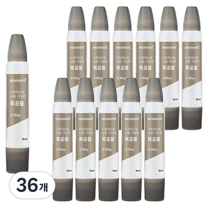 모나미 다목적으로 사용 가능한 목공풀 2way, 36개, 36g