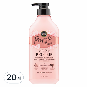 엘라스틴 프로폴리테라 손상모발용 단백질 영양 컨디셔너 체리블라썸향, 20개, 500ml