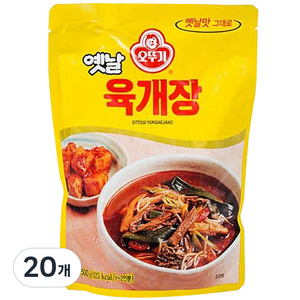 오뚜기 옛날 육개장, 500g, 20개