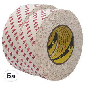 쓰리엠 PE 폼 양면테이프 화이트 48mm x 10m, 6개