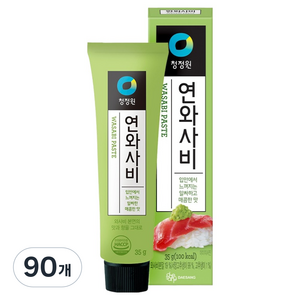 청정원 연와사비, 35g, 90개