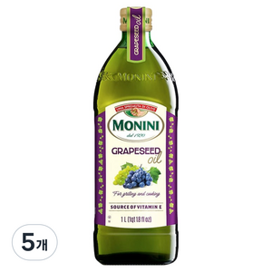 모니니 포도씨 오일, 1L, 5개