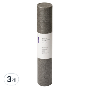 가네샤요가프랍스 베이직프랍스 EPP 폼롤러, Light Gray, 3개