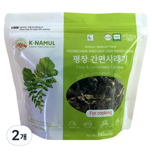 평창팜 간편시래기, 2개, 80g