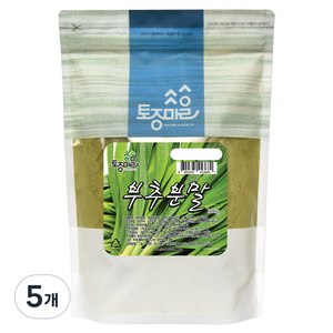 토종마을 국산 부추분말, 300g, 5개