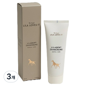 릴라러브스잇 릴라덴트 덴탈케어 미네랄 치약, 75ml, 3개