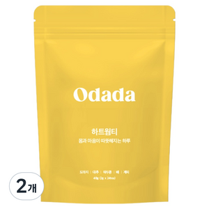 오다다 하트웜티, 2g, 24개입, 2개