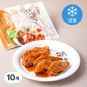 굽네 소스가 맛있는 닭가슴살 슬라이스 데미갈릭페퍼 (냉동), 120g, 1개입, 10개