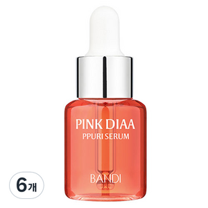 반디BANDI 네일큐어 핑크다이아 뿌리세럼 네일영양제, 17ml, 6개