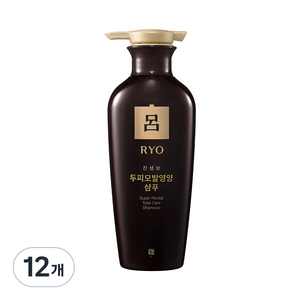 려 진생보 두피모발영양 샴푸, 400ml, 12개