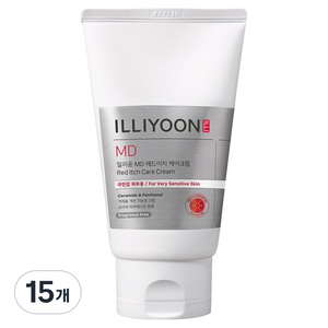 일리윤 MD 레드이치 케어크림 무향, 128ml, 15개