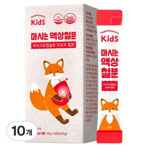 남유네 키즈 마시는 액상철분 15p, 225g, 10개