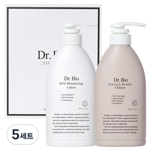 닥터바이오 올인원 바디워시 500g + 바디로션 500g 선물세트, 5세트
