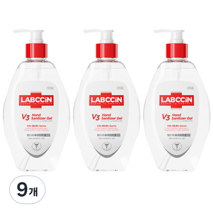 랩신 V3 새니타이저 겔, 500ml, 9개