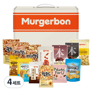머거본 간식 종합 13종 세트, 4세트