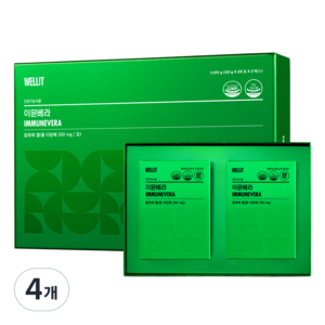 웰릿 이뮨베라 알로에 겔 28p, 560g, 4개