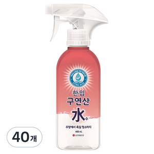 한입 구연산수 분무기형, 400ml, 40개
