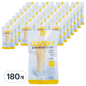 마코펫 고양이 촉촉한 닭가슴살 코코데이 간식, 게살맛, 20g, 180개