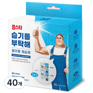 홈스타 습기를 부탁해 걸이형 제습제 본품, 30g, 40개